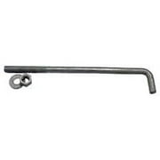 National Nail 1/2X10 Pre-Formed Anchor Bolt, 1/2 in x 10 in, Steel