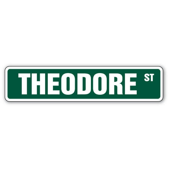 SignMission SS-THEODORE 4 x 18 in. Theodore Street Sign