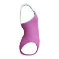 thumbnail image 2 of Speedo Girl's UV Protection Propel Back Solid One Piece Thin Straps Swimsuit - Neon Violet, Size 8, 2 of 4