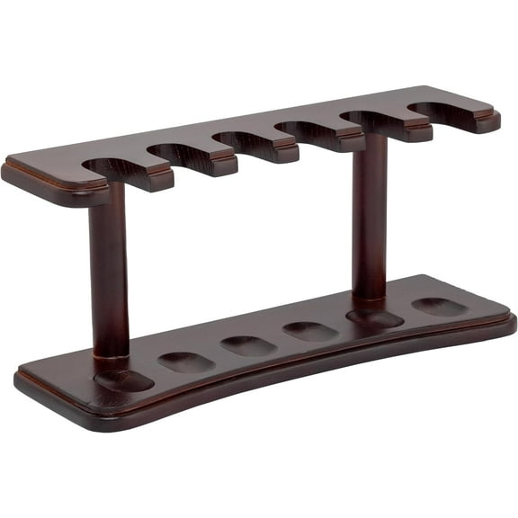 The Big Easy Pipe Accessories 6-Pipe Rack Cherry-P807, Cherry