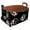 Multicolor 3, variant on Paw Print Pattern C Storage Basket Collapsible Storage Bin, PU Foldable Basket Convenient Box Storage Organizer with Handles for Shelves Office Bedroom Closet Nursery Toys Laundry