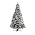 thumbnail image 6 of Nearly Natural 10ft. Flocked West Virginia Fir Artificial Christmas Tree with 800 Clear LED Lights and 1680 Tips, 6 of 11