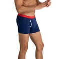 thumbnail image 4 of Fruit of the Loom Men's Americana Stretch Boxer Briefs, Moisture Wicking Underwear, 3-Pack, 4 of 8