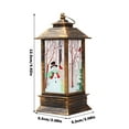 thumbnail image 5 of MOQIN 5" Decorative Candle Lantern with LED Flameless Candle, Plastic LED Candle & Holder, Indoor & Outdoor Hanging Lights Thanksgiving &Christmas Day Decorations, 5 of 5