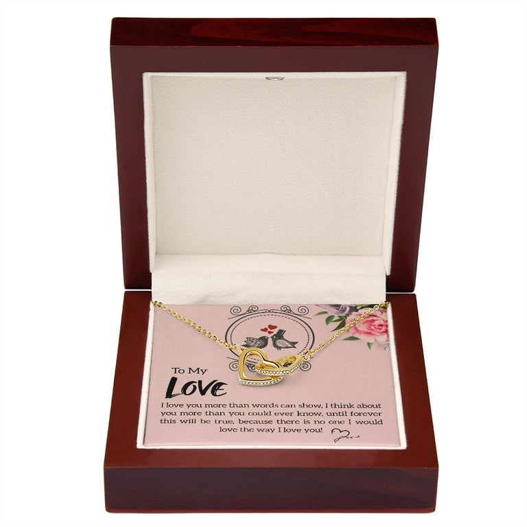 To My Love I Love You More Inseparable Necklace Walmart