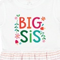 thumbnail image 4 of Inktastic Big Sis Girls Cute Sister Announcement Girls Toddler Dress, 4 of 5