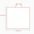 thumbnail image 3 of HUANBAI Baby Hooded Bath Towel Bathrobe Baby Soft Coral Towel For Boy Girl Shower 31.5 X 31.5 Inches One Size, 3 of 3