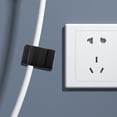 thumbnail image 4 of unbranded 50Ud Organizador De Cables Con Adhesivo Fuerte Para Y Escritorio Negro, 4 of 8