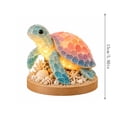 thumbnail image 5 of Sea Glass Sea Turtle DIY Kit With LED Lights 3D Tabletop Art Ornament for Coastal Home Decor, 5 of 6
