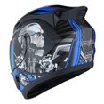 thumbnail image 4 of Casco de moto 1Storm Mechanic Skull azul talla L (57-58 cm), 4 of 5