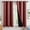 Burgundy, variant on 100% Blackout Curtains for Bedroom,2 Layers Thermal Insulated Black Out Window Curtains with Black Liner, Noise Reducing Grommet Living Room Total Blackout Drapes 2 Panels