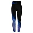 thumbnail image 3 of LYEAA Leggings for Women Butt Lift High Waist Pants Full Length Workout Elastic Yoga Pants Stretch Shapewear Running Athletic Casual Soft Pants Breathable Lightweight Pants Blue M, 3 of 3
