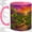 Pink, variant on Vineyard Sunset Coffee Mug, Grape Landscape Art, Rustic Daily Tea Sips