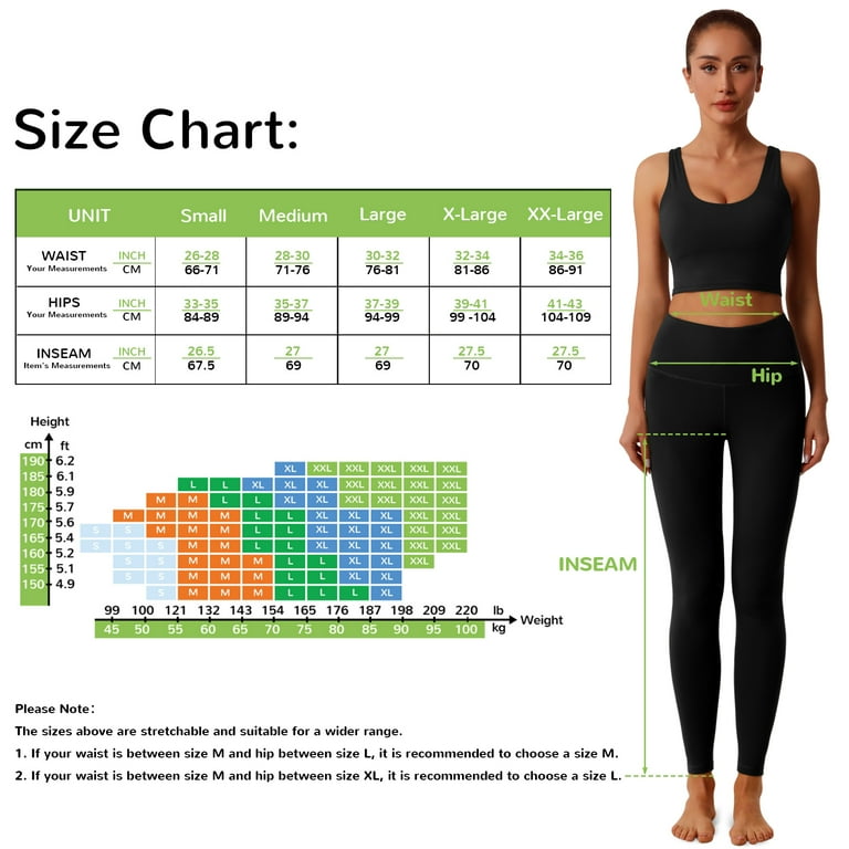 High Waisted Workout Leggings for Women, Letsfit ES4 Soft Yoga Pants with  Tummy Control & Inner Pocket for Women