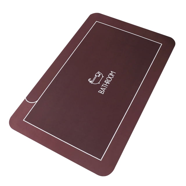 Shower Rug, Convenient Practical Machine Washable Water Absorbent Mat Suede Material Modern Minimalist For Home ANGGREK BH3116