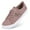 Pink, variant on Women Sneakers Low Top Canvas Flats Slip On Lace up Shoes Fashion Zipper Decor Walking Running Shoes Size 6-10,White