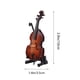 thumbnail image 5 of EeaseMX mini violonchelo, modelo de mini violonchelo, adorno, instrumento realista, regalo., 5 of 8