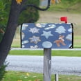 thumbnail image 4 of GZHJMY Cute Christmas Gingerbread Cookies Magnetic Mailbox Cover Standard Size Mailbox Wraps MailWraps Post Letter Box Cover Garden Yard 21 x 18 in Home Decor, 4 of 7