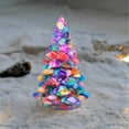 thumbnail image 6 of Christmas Tree Figurine Crystal Christmas Tree Decoration Resin Crystal Christmas Tree Beautiful Unique Xmas Christmas Decoration Xmas Ornament for Fireplace Tabletop Centerpiece with Gift Box, 6 of 8