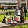 thumbnail image 2 of Kuiaobaty Strawberry Print Backpack Set for Girls Floral Print Clear Backpack and Pencil Case with Zipper See Through PVC Bookbags with Lunch Bag for School, 2 of 5