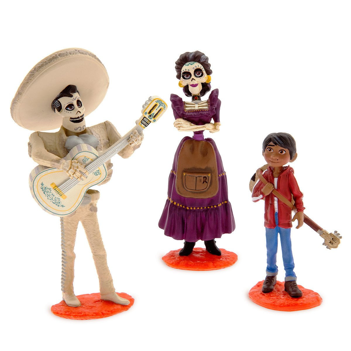 Disney Pixar Coco Deluxe Figurine Set Of Figures 8 Figures New Playset Cake Top
