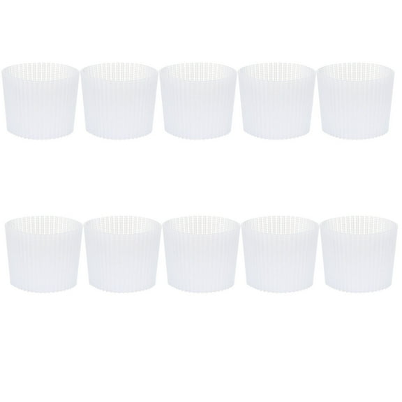 Yongwei silicone cup sleeve 10pcs Silicone Cup Sleeves Clear Nonslip Heat Resistant for Bottles Mugs Cups