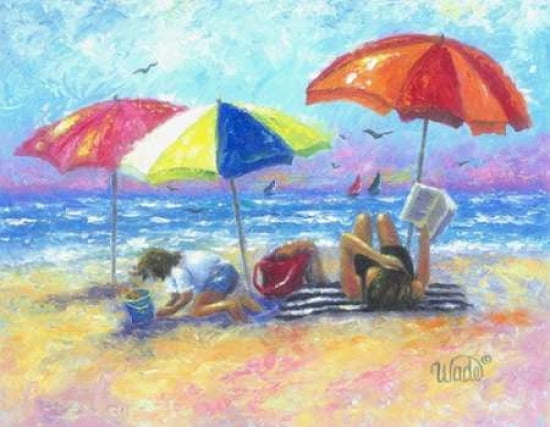 At The Beach I Canv