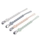 thumbnail image 1 of 4 piezas de cadena para chupete de bebé, que evita que se suelte, con abrazadera firme, de silicona suave, color blanco, gris, verde y rosa, 1 of 15