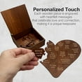 thumbnail image 5 of The "20 Reasons I Love You" Gift Box Features A Romantic Heart-Shaped Wooden Puzzle, Perfect As A Valentine'S Day, Anniversary, Or Wedding Gift For Your Boyfriend/Girlfriend/Husband/Wife., 5 of 7