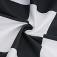 thumbnail image 5 of Black and White Checkered Kitchen Curtains, Rustic Farmhouse Kitchen Curtain, Checkerboard Vintage Small Kitchen Curtains Sets for Cafe Window Treatment Drapes 2 Panels (Each 27.5x39 Inch), 5 of 6