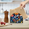 thumbnail image 2 of Yayeee Napkin Holder for Table Set of 2 Kitchen Paper Tissue Organization, Art Flowers, 2 of 8