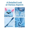 thumbnail image 4 of MICHLEY Unisex Infant Toddler Animal Flannel Hooded Romper Jumpsuit, Fall Winter Warm Soft One-Piece Onesie, Machine Washable, 0-3T, 4 of 7