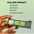 thumbnail image 4 of Hard Candy, Moods Shadow Palette, 4 Bold & Buildable Monochromatic Shades, ENVY, .10oz, 4 of 7