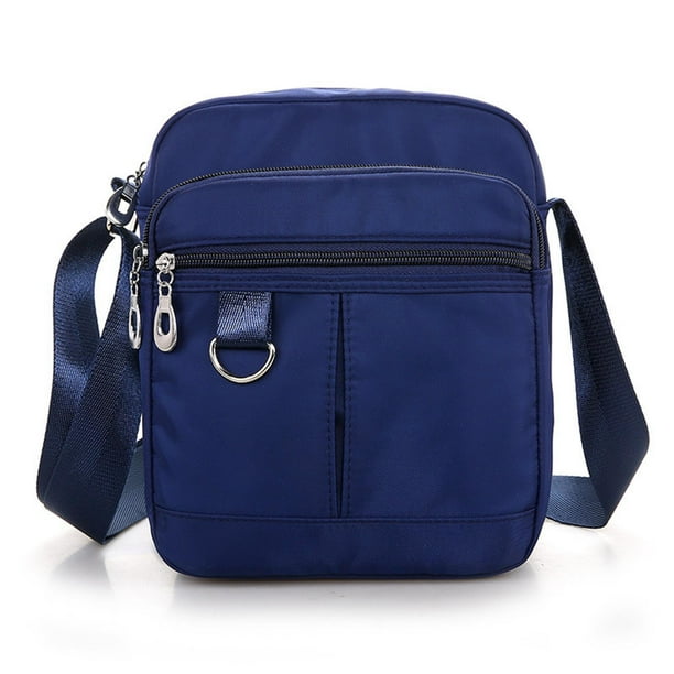 Bolso Bandolera Xiying de Nailon Mediano con Múltiples Compartimentos | Bolso Bandolera Convertible | Bolsa de Pecho de Tela Ligera y Fácil de Llevar | Organizador de Gran Capacidad | 1 Unidad