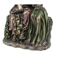 thumbnail image 3 of Veronese Design 6 3/4" Tall Radha Leaning On Krisna Cold Cast Bronzed Resin Sculpture Hindu God Figurine, 3 of 4