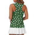 thumbnail image 5 of Whosucclay Golf Ball And Club Print Womens Golf Shirt for Ladies Breathable Quick Dry Stretchy Workout Tank Tops XS - 2XL, 5 of 8