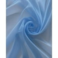 thumbnail image 3 of Sheer Organza Fabric by the Yard for Sewing Fashion Wedding Dress DIY Event Decorations, 60’’ Wide Sparkle Silky Crystal Organza Fabric (Baby Blue, 5 Yard), 3 of 5