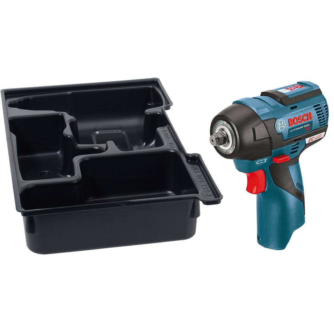 Bosch PS82BN 12-Volt 3/8-Inch MAX EC Brushless Impact Wrench with Insert Tray
