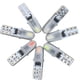 thumbnail image 1 of Bombilla LED para coche T5 2SMD 3014 3020, luz de instrumentos, luz de control central, luz de maquillaje, luz indicadora de astigmatismo 3D, 1 of 5