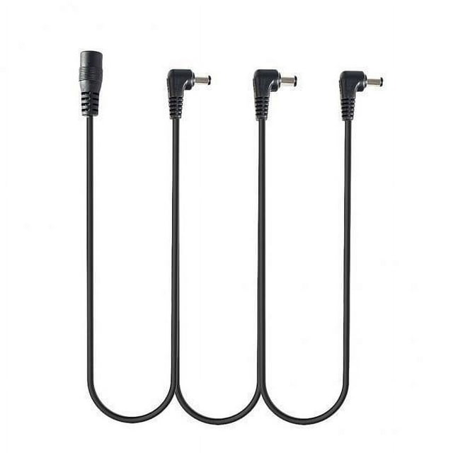 Cable de alimentación para pedales de efectos de guitarra eléctrica (paquete de 2 a 6) 3 piezas