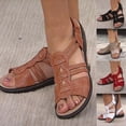 thumbnail image 4 of YOUYEDIAN Orthopedic Sandals for Women Arch Support Flat Wedge Sandals Lightweight Slip on Non Slip Walking Shoes Beach Vacation 2026 New Foam Shoes, 4 of 4