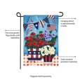 thumbnail image 3 of Evergreen Patriotic Flower Pot Garden Linen Flag 12.5 x 18 Inches Indoor Outdoor Decor, 3 of 8