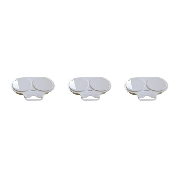 tssuouriy Sturdy And Durable Egg Steamers In Kitchen Safe And Reliable Easy To Time-Saving white 3Set
