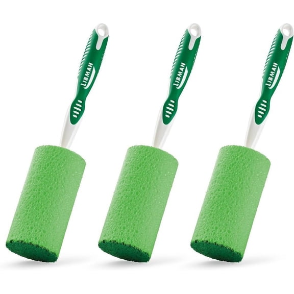 Libman Glass/Dish Sponge long handle pack of 3