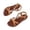 Khaki, variant on Tbopshirt Flat Sandals for Women Summer Orthotic Flip Flops Comfortable Open Toe Trendy Casual Beach Vacation Bohemian