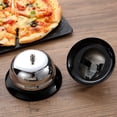 thumbnail image 3 of Call Bell 3.38 Inch Diameter, Call Bells with All-Metal Construction, Desk Bell Service Bell for Hotels, Hotel Bell, Dinner Bell and Teacher Bell, 2 Pack, 3 of 5