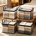thumbnail image 5 of Big Capacity Clear Plastics Box Oversized Clothes Container Home Organization Boxes For Clothes And Blankets, 5 of 9
