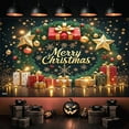 thumbnail image 6 of Merry Christmas Theme Background Banner Christmas Party Decoration Xmas Santa Claus Backdrop Supplies Photo Shoot Props, 6 of 9