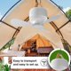 thumbnail image 4 of Ventilador para camping SMART EGG 2 en 1 portátil recargable con luz, 4 of 8