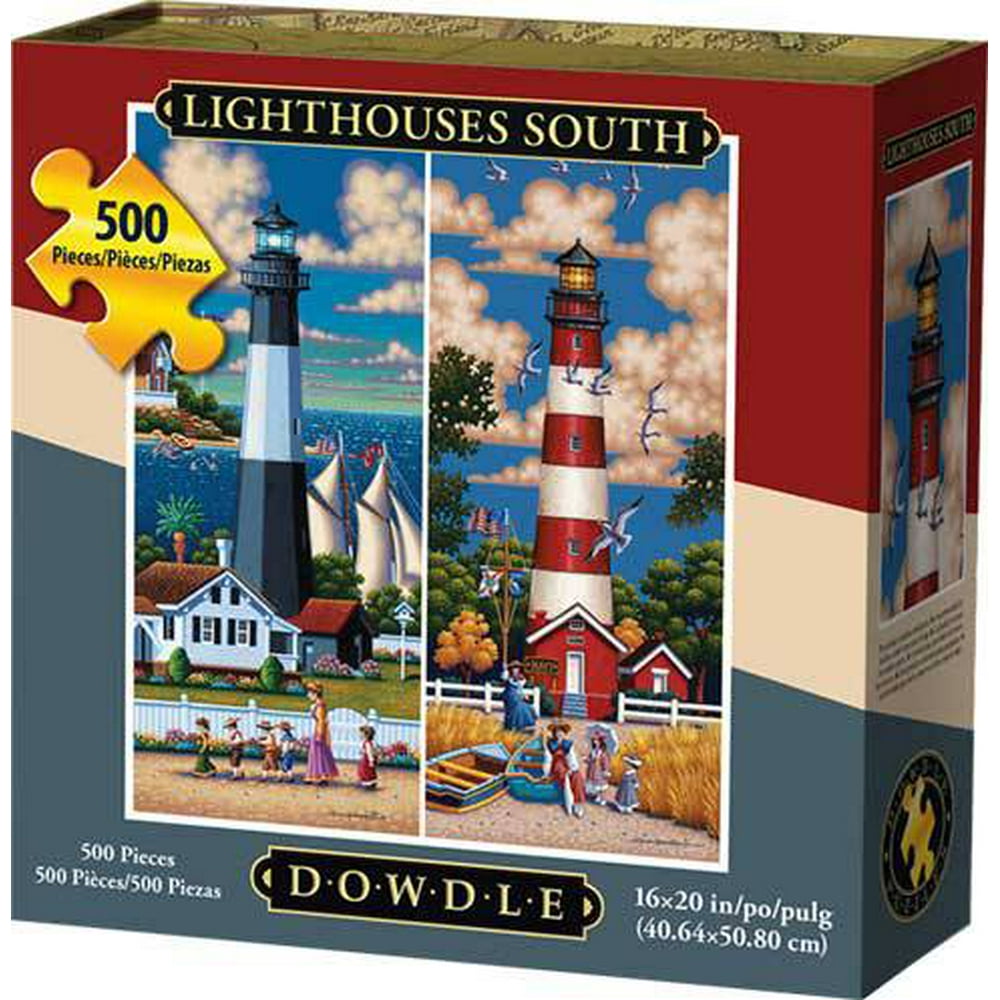 Dowdle Jigsaw Puzzle Lighthouses South 500 Piece